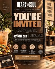 Heart n Soul Vendor Appreciation Party + Collective Soft Launch 🤎