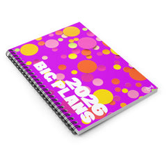 2026 Big Plans Spiral Planner- Neon Purple