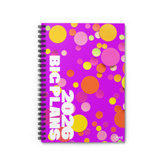 2026 Big Plans Spiral Planner- Neon Purple