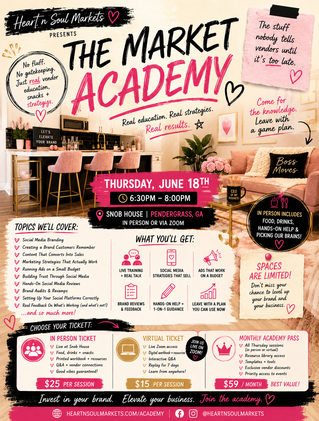 The Market Academy: June 18th Social Branding