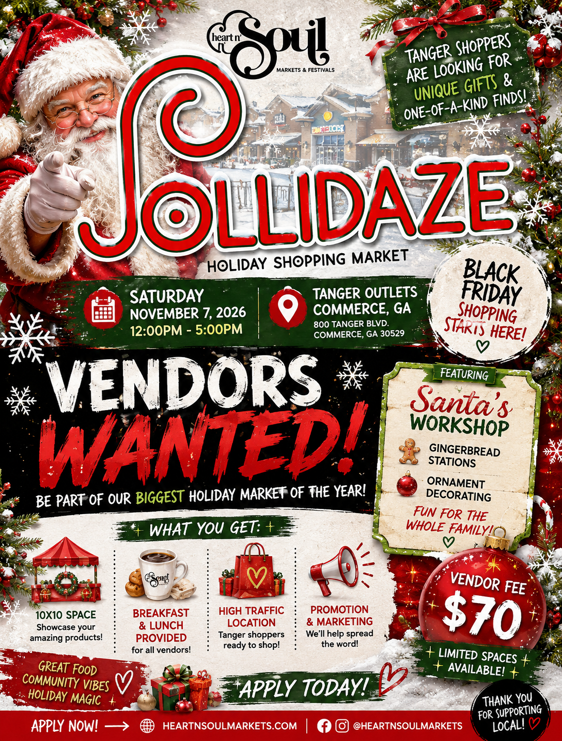 Fall & Winter Saturdaze Markets
