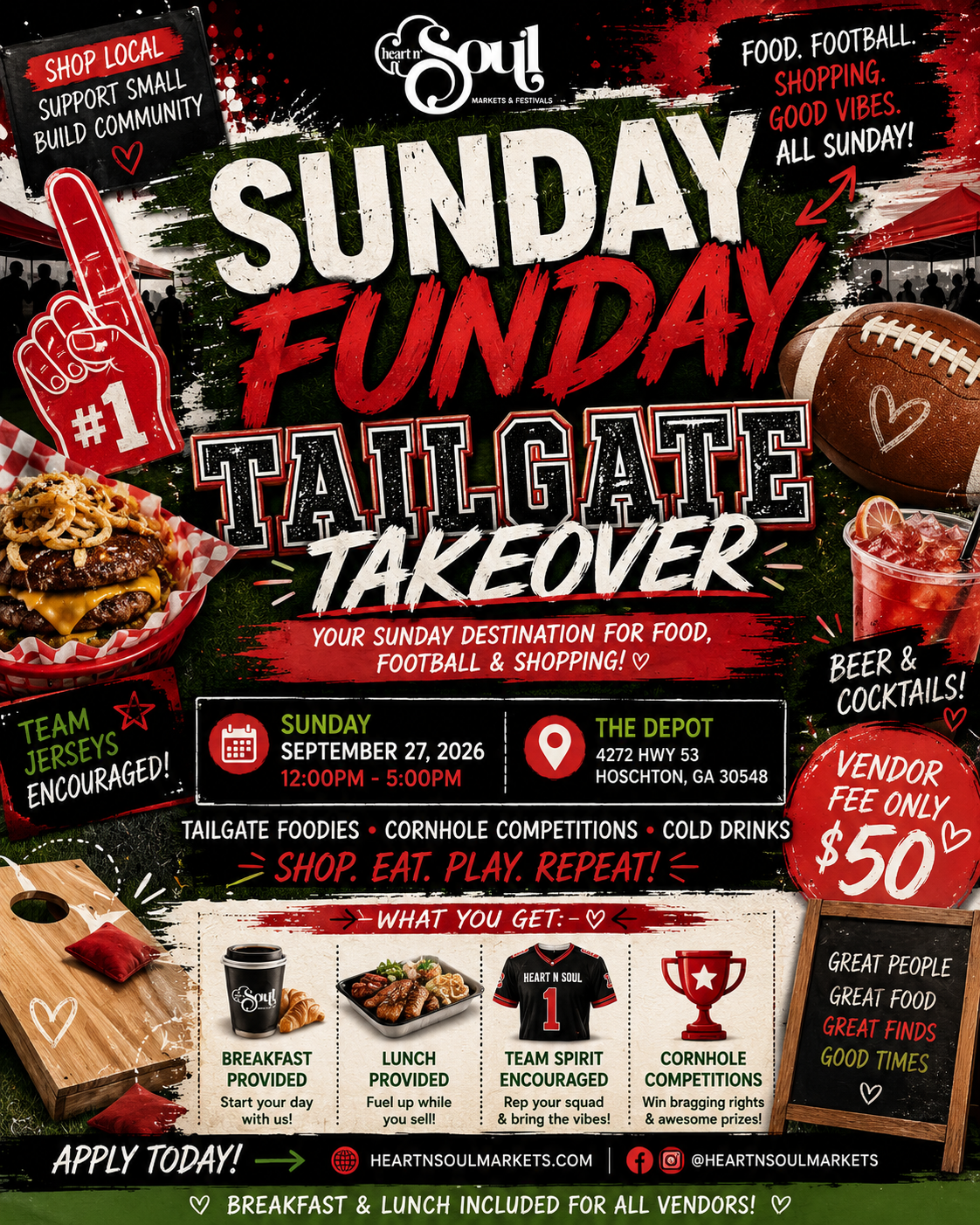 Tailgate Takeover: Sunday Funday - September 27th