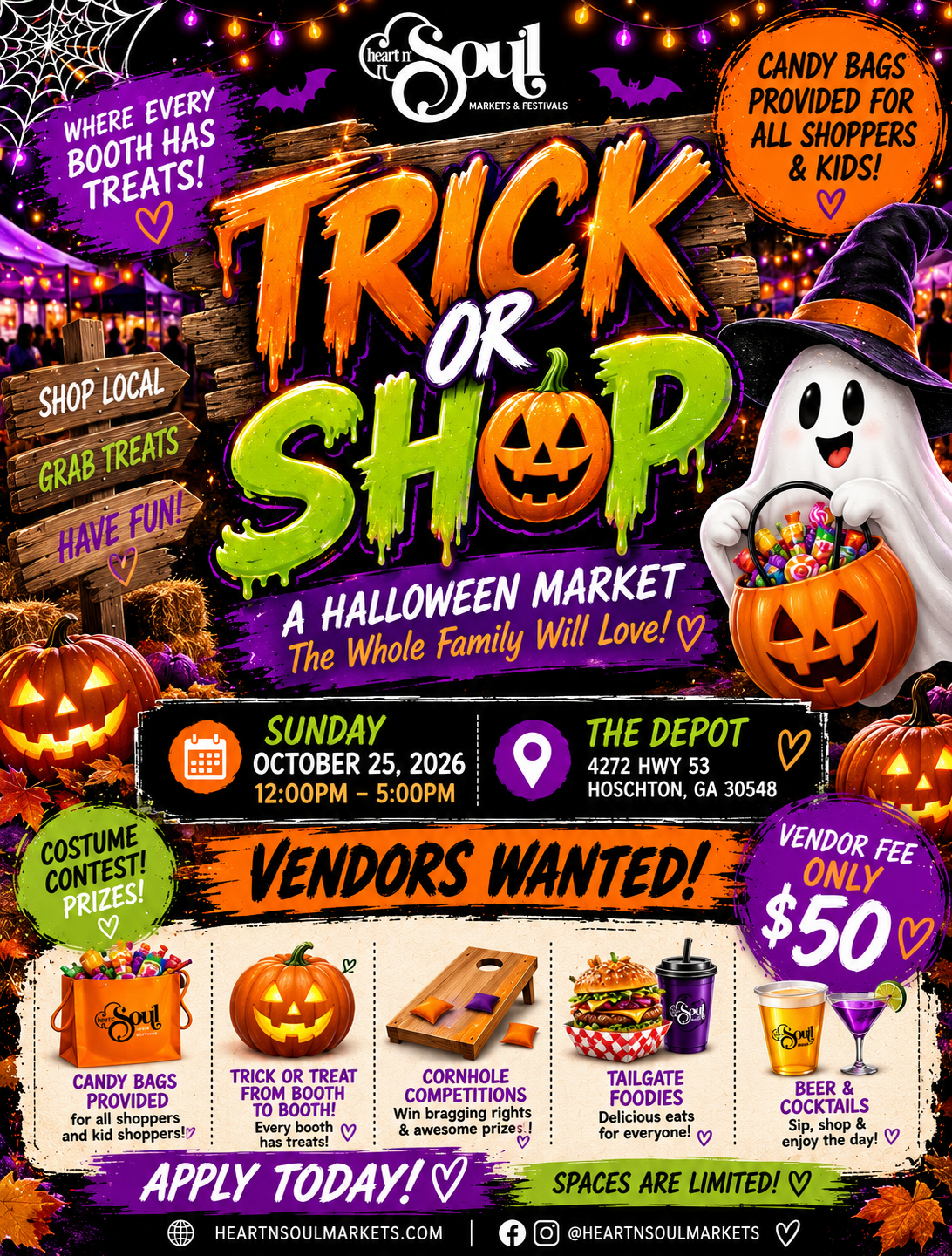 Trick or Shop: Sunday Funday - October 25th