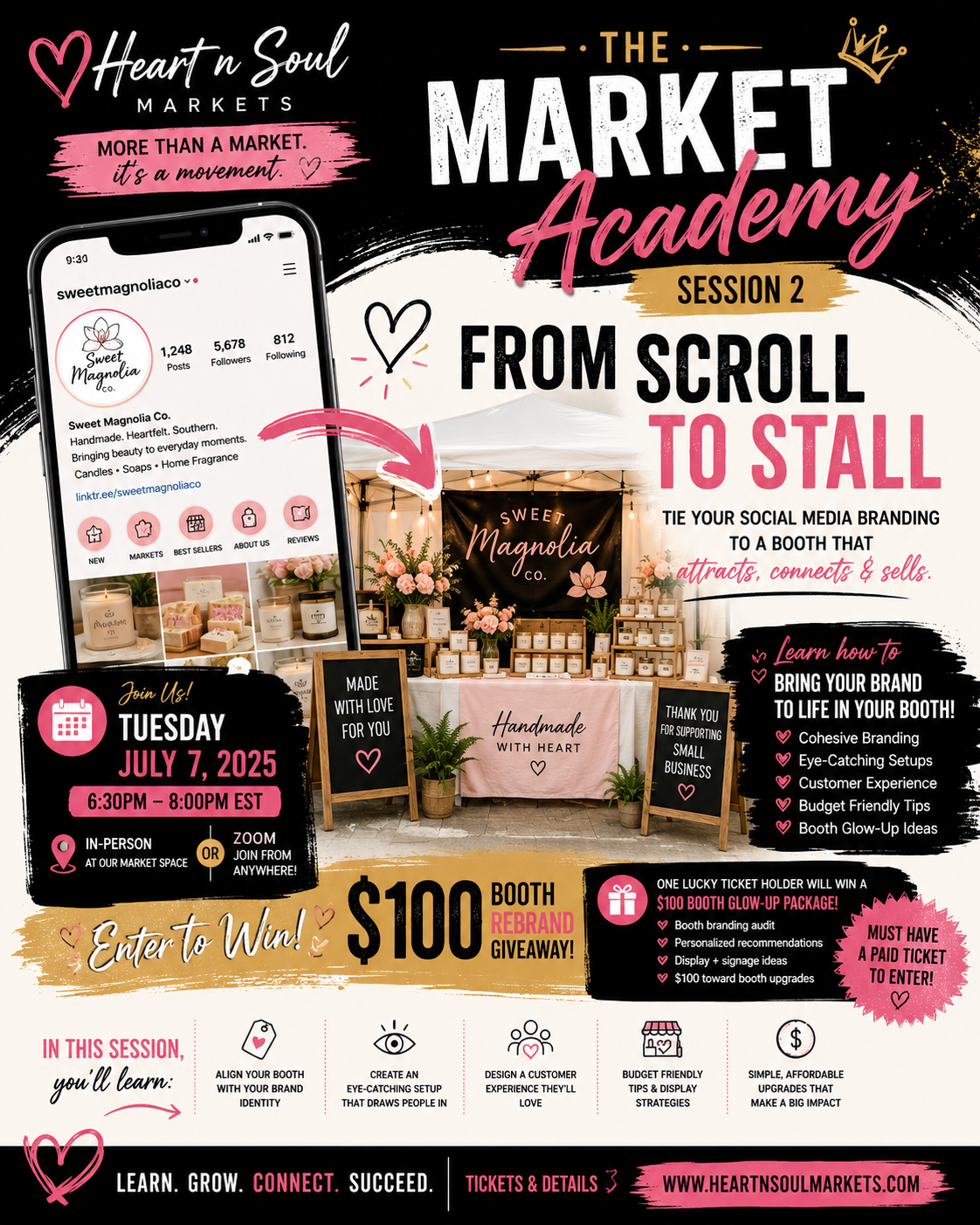 The Market Academy: July 7th From Scroll to Stall