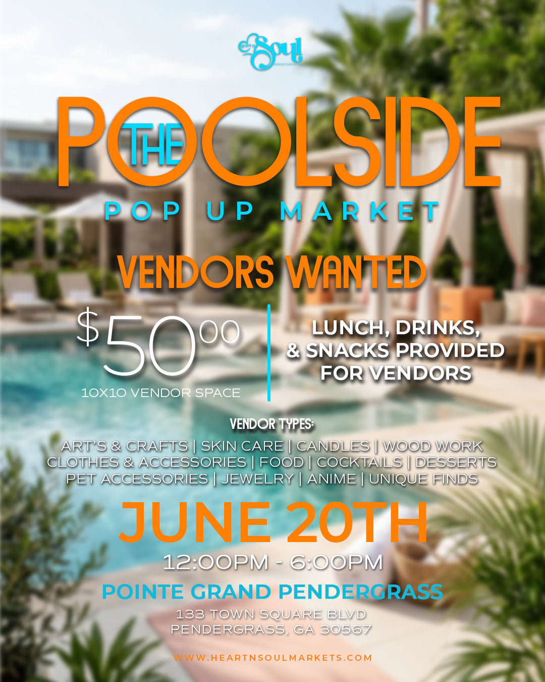 Poolside Pop-Up Market