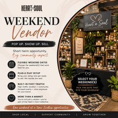 The Weekend Vendor - January to March Markets